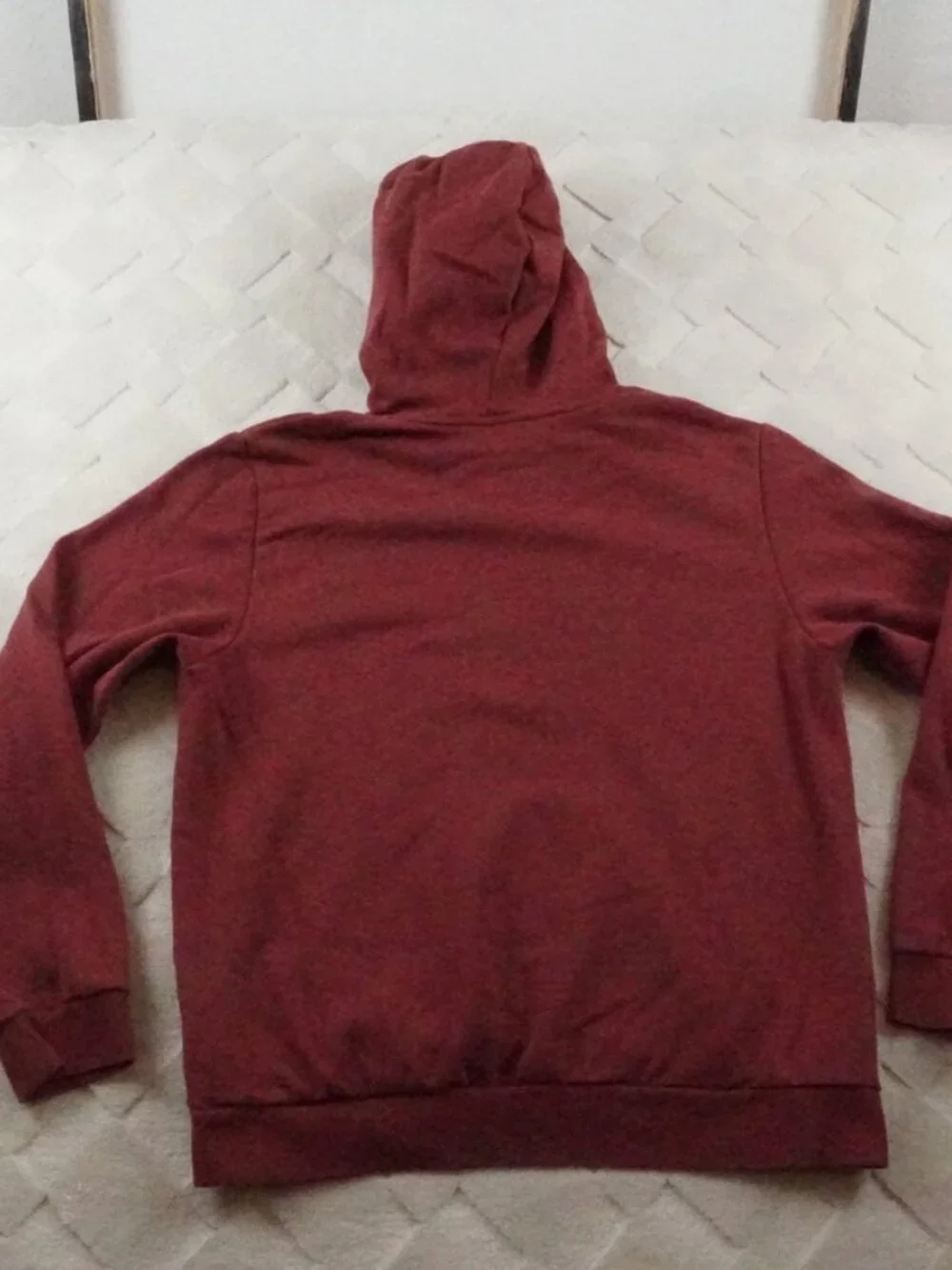 The North Face Hoodie Mens Large Evolution Bear Graphic Print Pull Over Red